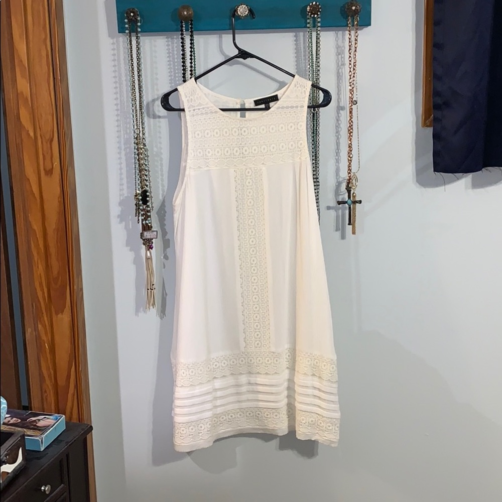 White Linen Dress